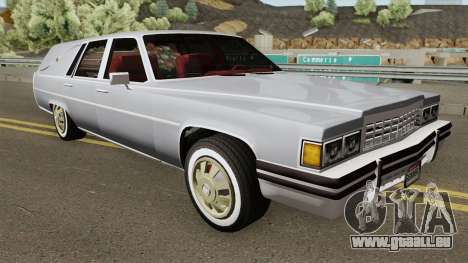 Cadillac Fleetwood Hearse (Romero Style) v1 1985 pour GTA San Andreas