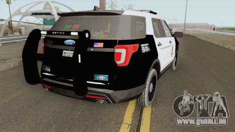 Ford Explorer Police Interceptor LAPD 2017 pour GTA San Andreas