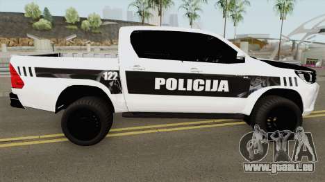 Toyota Hilux POLICIJA BiH für GTA San Andreas