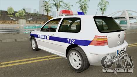 Volkswagen Golf IV Policija Republike Srpske pour GTA San Andreas