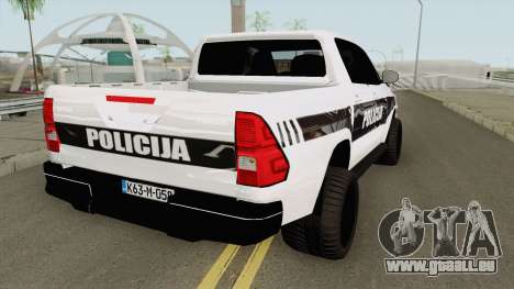 Toyota Hilux POLICIJA BiH für GTA San Andreas