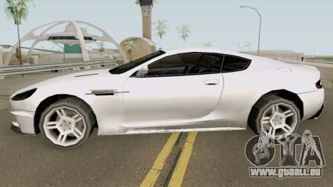 Aston Martin DB9 Low Poly für GTA San Andreas
