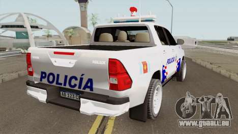 Toyota Hilux Policia de Santiago del Estero für GTA San Andreas