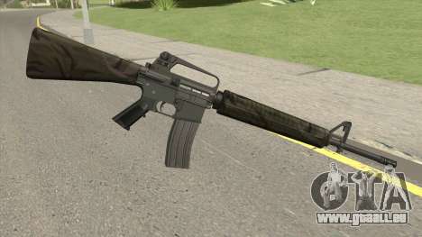 M16A2 Partial Jungle Camo (Ext Mag) für GTA San Andreas