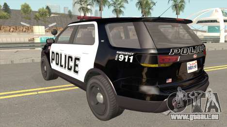 Vapid Police Cruiser Utility GTA V für GTA San Andreas