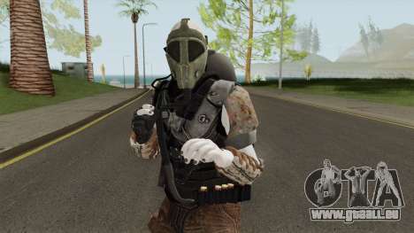 Zombie Skin With Arena War Outfit für GTA San Andreas