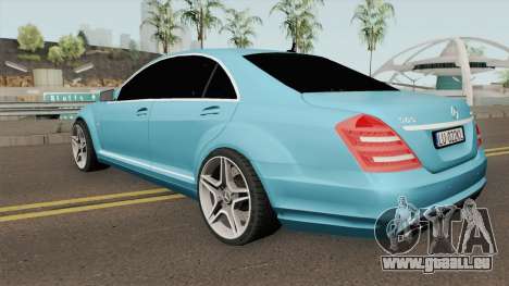 Mercedes-Benz W221 With Polish License Plates pour GTA San Andreas