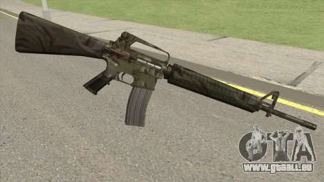 M16A2 Full Jungle Camo (Ext Mag) für GTA San Andreas
