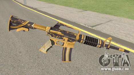 CS:GO M4A1 (Snakebite Gold Skin) für GTA San Andreas