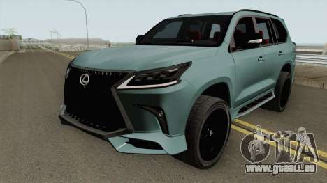 Lexus LX570 Black Edtion 2019 pour GTA San Andreas