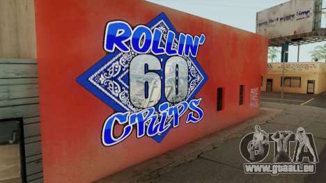 Rollin 60 Crips Mural pour GTA San Andreas