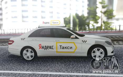 Mercedes-Benz E-Klasse Ein Yandex-Taxi für GTA San Andreas
