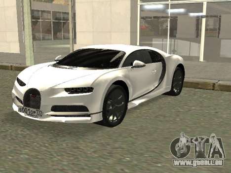Bugatti Chiron Winter Edition für GTA San Andreas