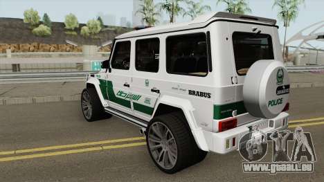 Mercedes-Benz G700 Brabus Widestar Dubai Police pour GTA San Andreas