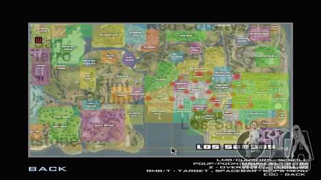 G-Soldier LSRP Detailed Map Radar für GTA San Andreas