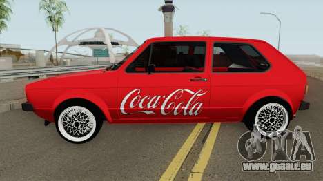 Volkswagen Golf C - Coca Cola Edition 1983 für GTA San Andreas