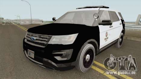 Ford Explorer Police Interceptor LAPD 2017 für GTA San Andreas