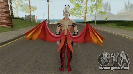 Supergirl Fury Outfit für GTA San Andreas