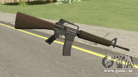 M16A2 Partial Desert Camo (Ext Mag) für GTA San Andreas