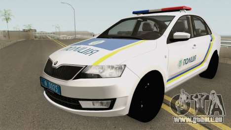 Skoda Rapid (Police Of Ukraine) pour GTA San Andreas