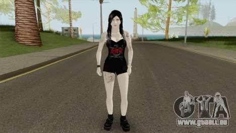 Metal Girl Skin pour GTA San Andreas