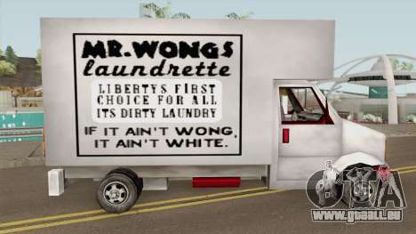 Mr Wongs Laundry Truck (GTA III) für GTA San Andreas