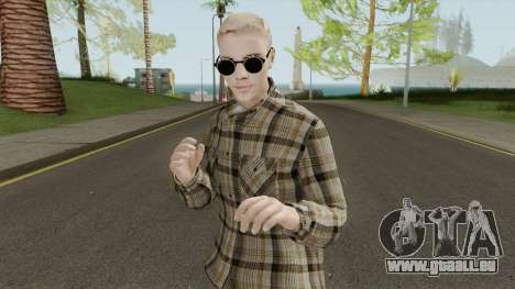 Justin Bieber Casual Outfit für GTA San Andreas