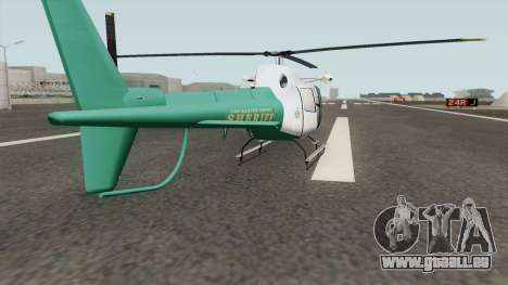 Los Santos County Sheriff Helicopter für GTA San Andreas
