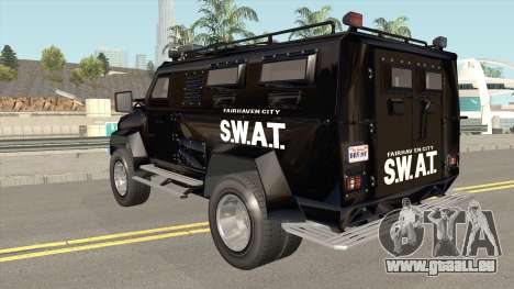 NFS MW 2012 SWAT Van für GTA San Andreas