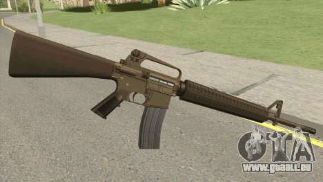 M16A2 Full Desert Camo (Ext Mag) pour GTA San Andreas