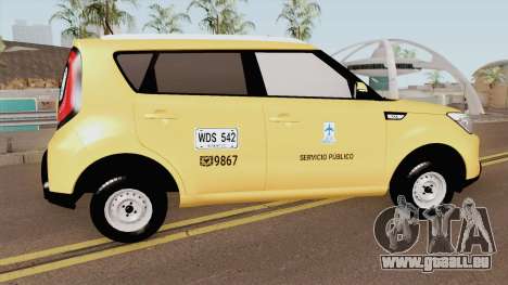 Kia Soul 2015 Taxi Colombiano pour GTA San Andreas