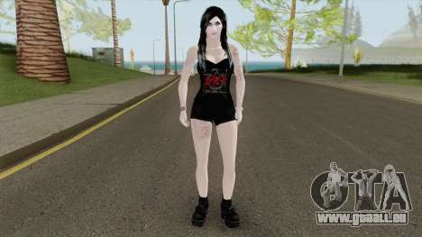 Metal Girl Skin V2 pour GTA San Andreas