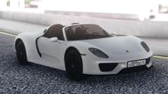 Porsche 918 Spyder White für GTA San Andreas