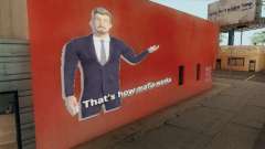 Mafia City Meme Wall für GTA San Andreas