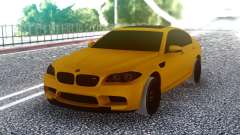 BMW M5 F10 Orange für GTA San Andreas