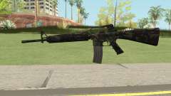 M16A2 Full Forest Camo (Ext Mag) für GTA San Andreas
