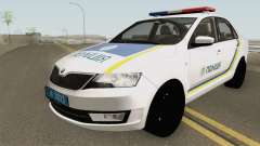 Skoda Rapid (Police Of Ukraine) für GTA San Andreas