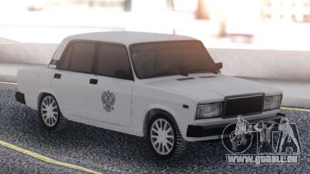 VAZ 2107 Blanc Taxi pour GTA San Andreas