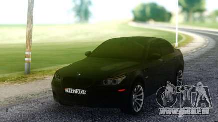 BMW M5 E60 Black pour GTA San Andreas