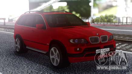 BMW X5 Red pour GTA San Andreas