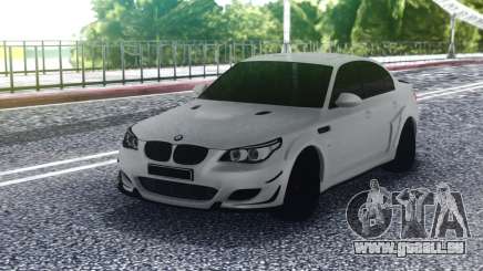 BMW M5 E60 White Sedan pour GTA San Andreas