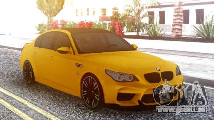 BMW M5 E60 Yellow pour GTA San Andreas