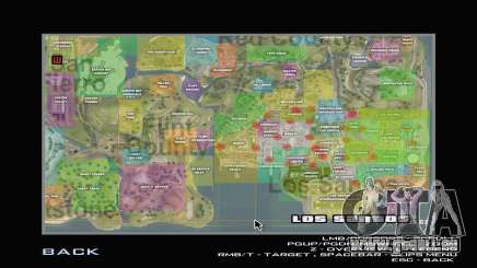 G-Soldier LSRP Detailed Map Radar pour GTA San Andreas