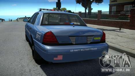 Ford Crown Victoria US NAVY Military Police pour GTA 4