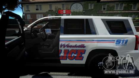 Chevrolet Tahoe Woodville Police 2015 für GTA 4
