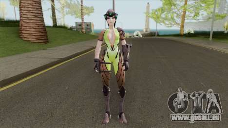 Widowmaker Green Battle Suit für GTA San Andreas