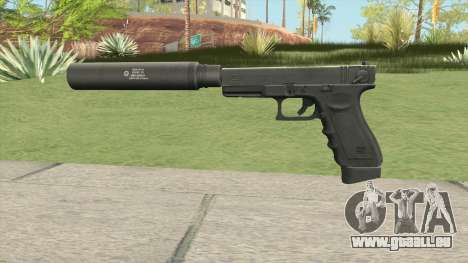 Contract Wars Glock 18 Suppressed für GTA San Andreas