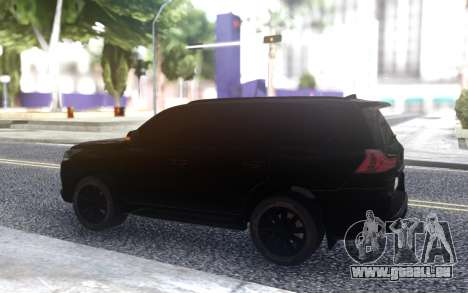 Lexus LX570 2016 BLACK pour GTA San Andreas