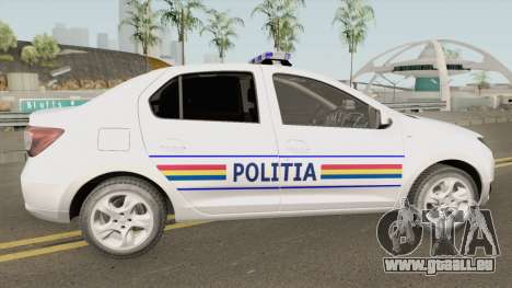 Dacia Logan 2 2016 Politia Romana für GTA San Andreas
