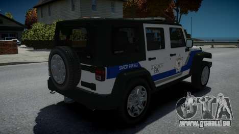 Jeep Wrangler Rubicon 2013 Police für GTA 4